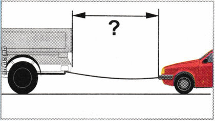 Какой длины должна быть гибкая сцепка, не имеющая световозвращающего покрытия, и необходимо ли ее обозначать при буксировке?