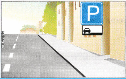Каким транспортным средствам разрешается стоянка на проезжей части вдоль тротуара в зоне действия этого знака с табличкой?