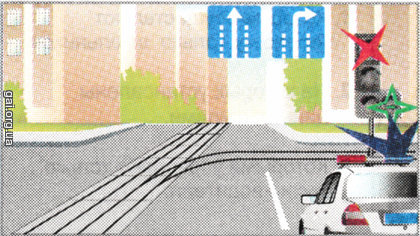Водитель автомобиля с включенным маячком и специальным звуковым сигналом может продолжить движение: