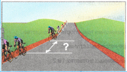 Какая дистанция должна быть между группами велосипедистов, движущихся в колонне?