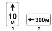 Какая из табличек определяет зону действия дорожных знаков, запрещающих остановку и стоянку транспортных средств?