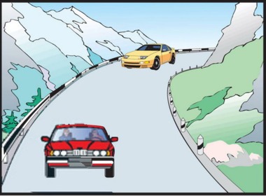 Как следует двигаться по горным дорогам?