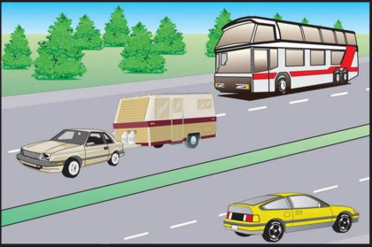 С какой максимальной скоростью допускается движение легковых автомобилей с прицепом на автомагистралях?