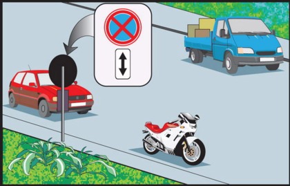 В каком ответе указаны все водители, нарушившие правила остановки на дороге с односторонним движением вне населённого пункта?