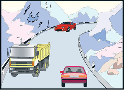 Разрешается ли двигаться с выключенным сцеплением или передачей («накатом») на горных дорогах?