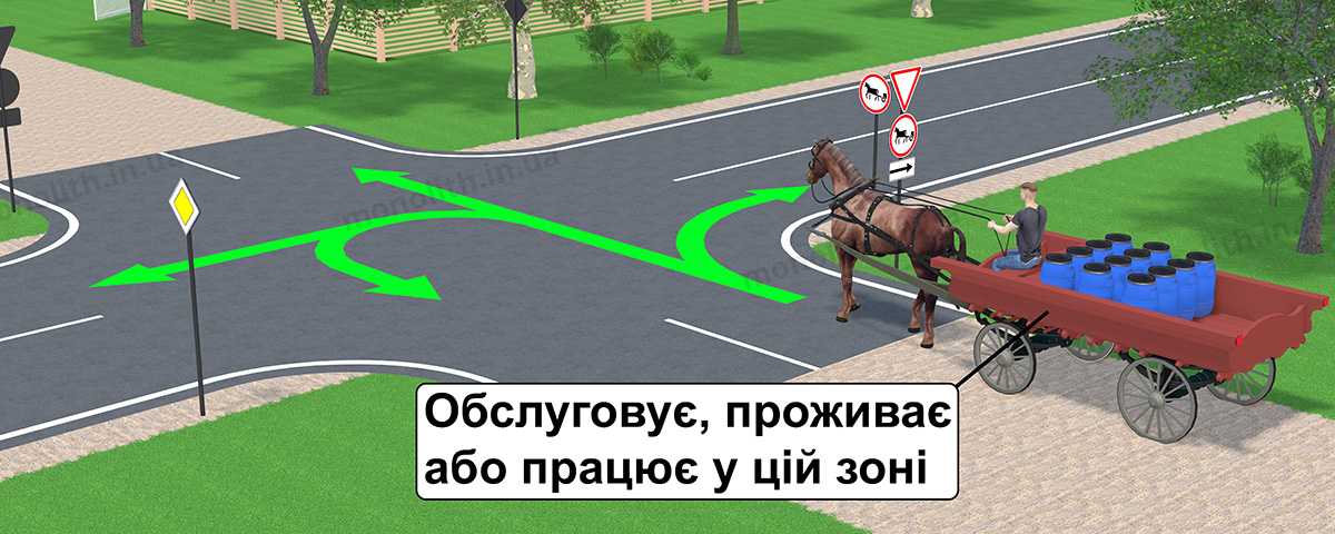 3.11 «Рух гужових возів (саней) заборонено» 3.11 «Рух гужових возів (саней) заборонено»