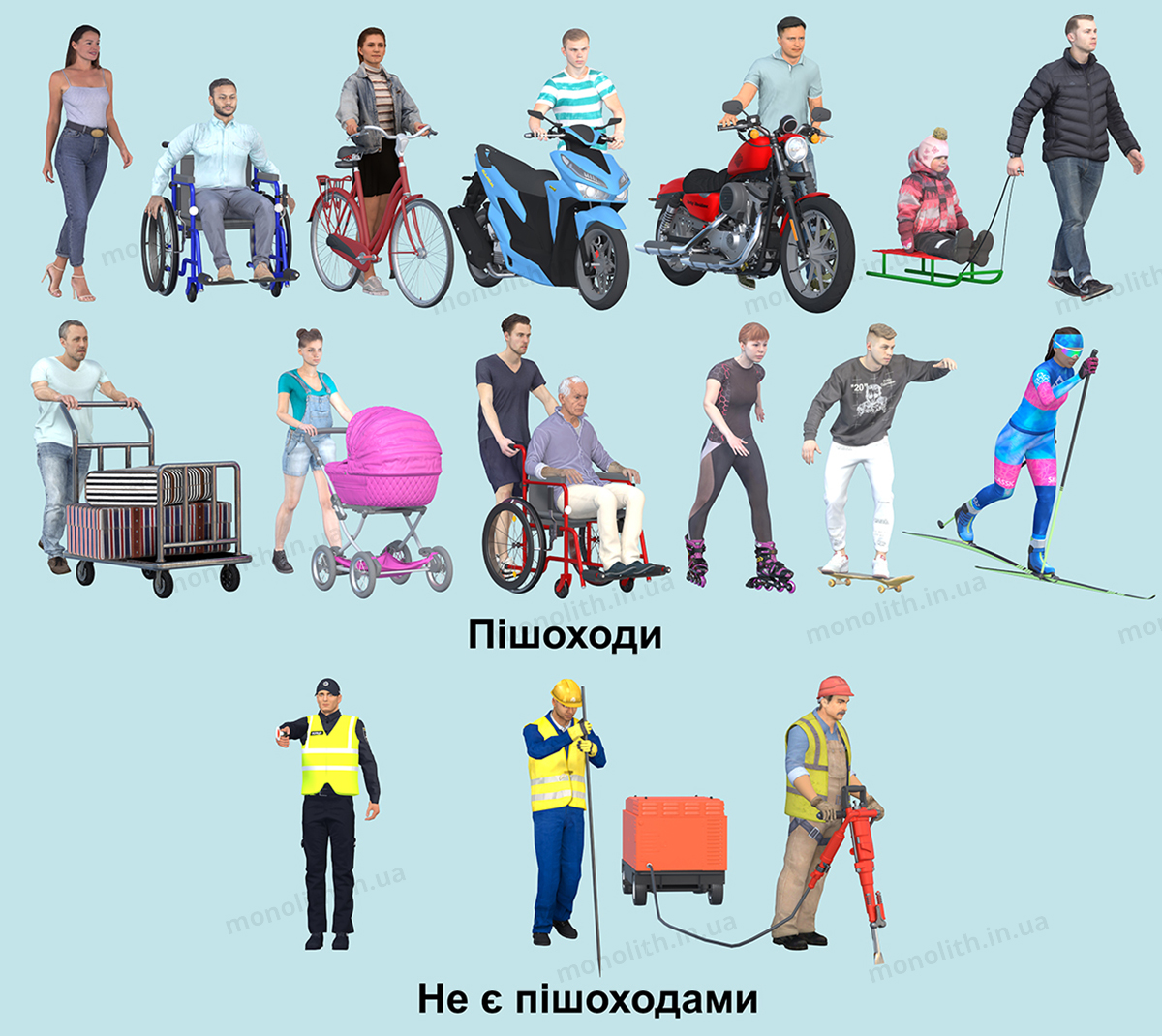 ПДР: пішохід ПДР: пішохід