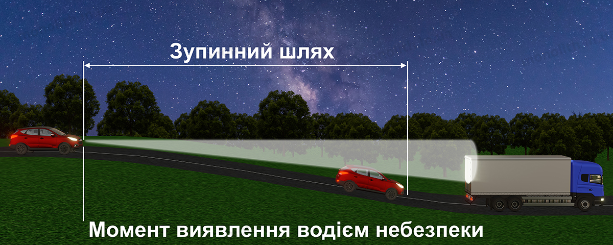 ПДР: швидкість руху у темну пору доби