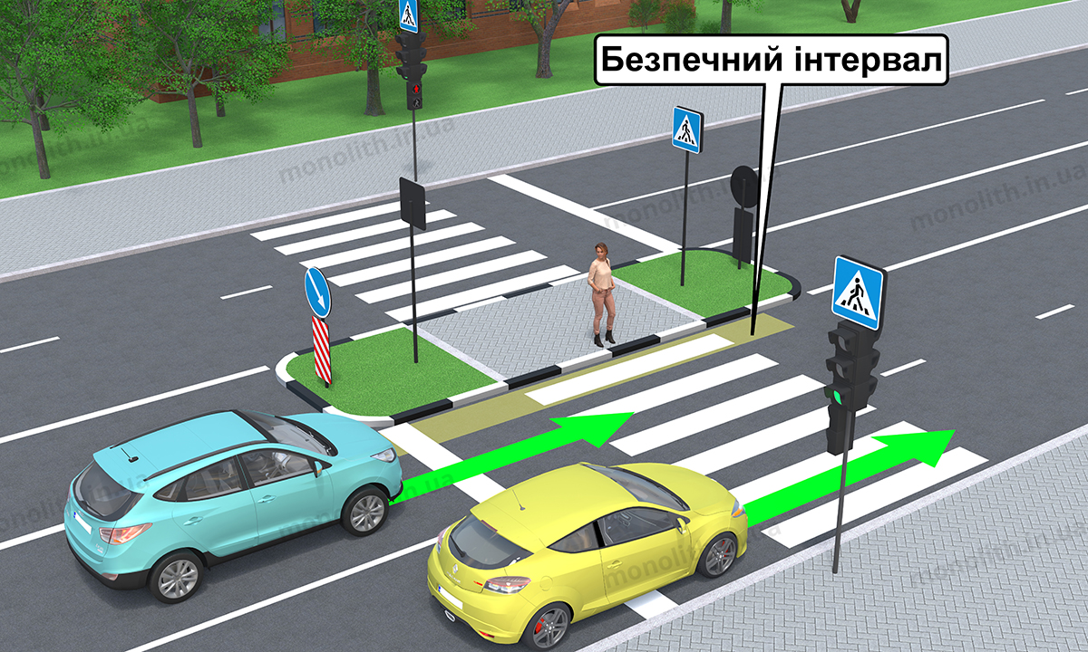 ПДР: безпечний інтервал ПДР: безпечний інтервал