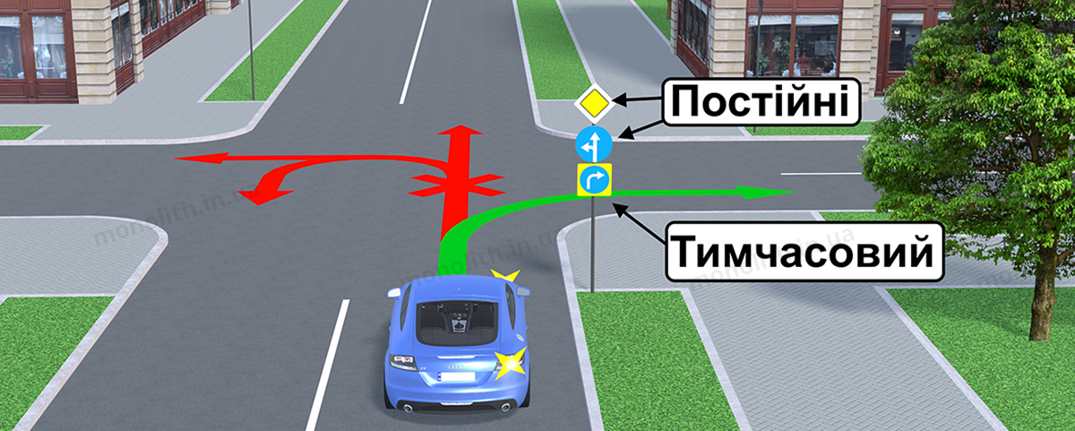 ПДР: тимчасові дорожні знаки ПДР: тимчасові дорожні знаки