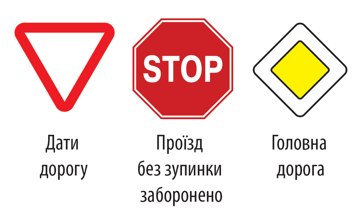 Знаки приоритета