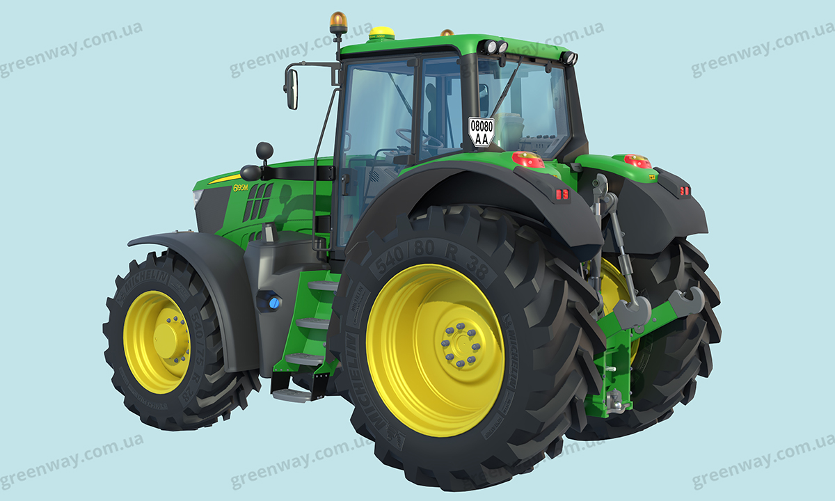 Про що інформує маркування шини - 540/80 R 38?